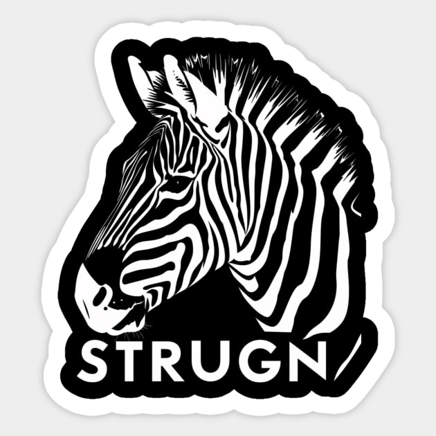 Zebra Wildlife Photography Sticker by KatelynnCold Brew